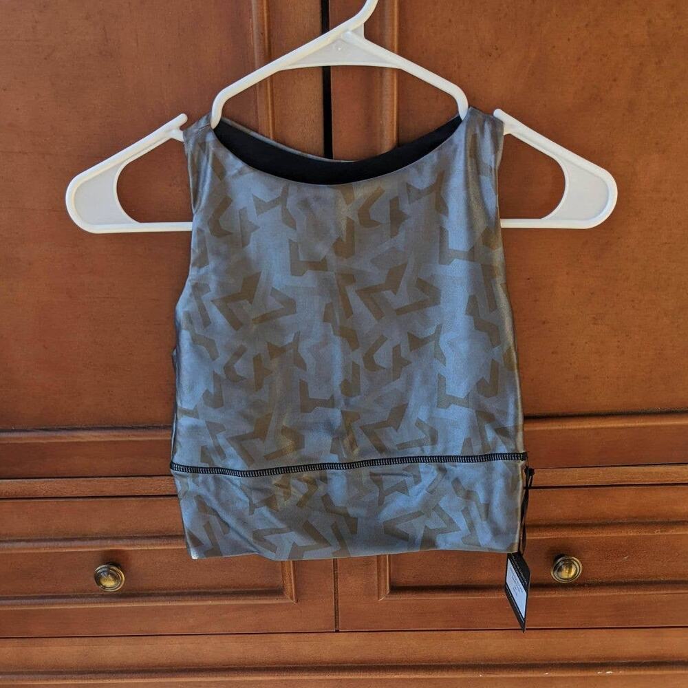 DYI Define Your Inspiration Women S Small High Neck Shine Elevate Racerback Bra